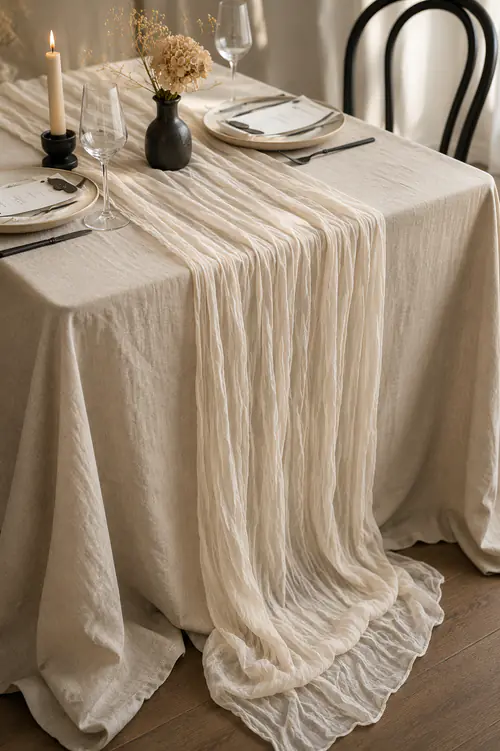 Camino mesa textil premium